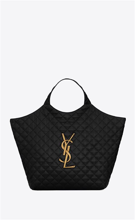 ysl beach purse|ysl quilted tote bag.